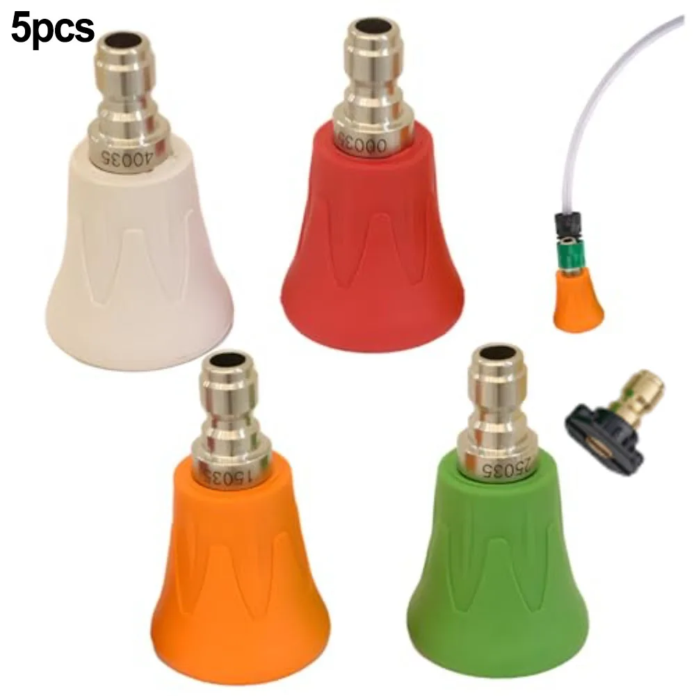 5pcs High Pressure Cleaning Machine Water Nozzle Versatile Cleaning Applications Features A 14-inch Quick-connect Fitting
5pcs High Pressure Cleaning Machine Water Nozzle Versatile Cleaning Applications Features A 14-inch Quick-connect Fitting