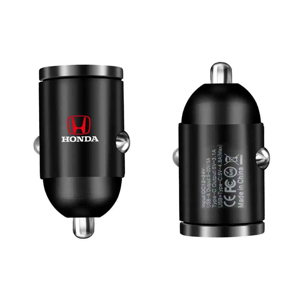 Car Charger Fast Charging USB/Type C Auto Charger Adapter Hub Cover For Honda Civic Fit Accord City Vezel HR-V VIT Accessories
Car Charger Fast Charging USB/Type C Auto Charger Adapter Hub Cover For Honda Civic Fit Accord City Vezel HR-V VIT Accessories