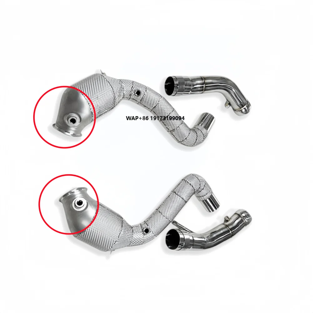 Car Downpipe Head for E63 E63S 4.0T W213 2017-2023 Stainless Steel Performance Exhaust Pipes Catalytic Converter
Car Downpipe Head for E63 E63S 4.0T W213 2017-2023 Stainless Steel Performance Exhaust Pipes Catalytic Converter