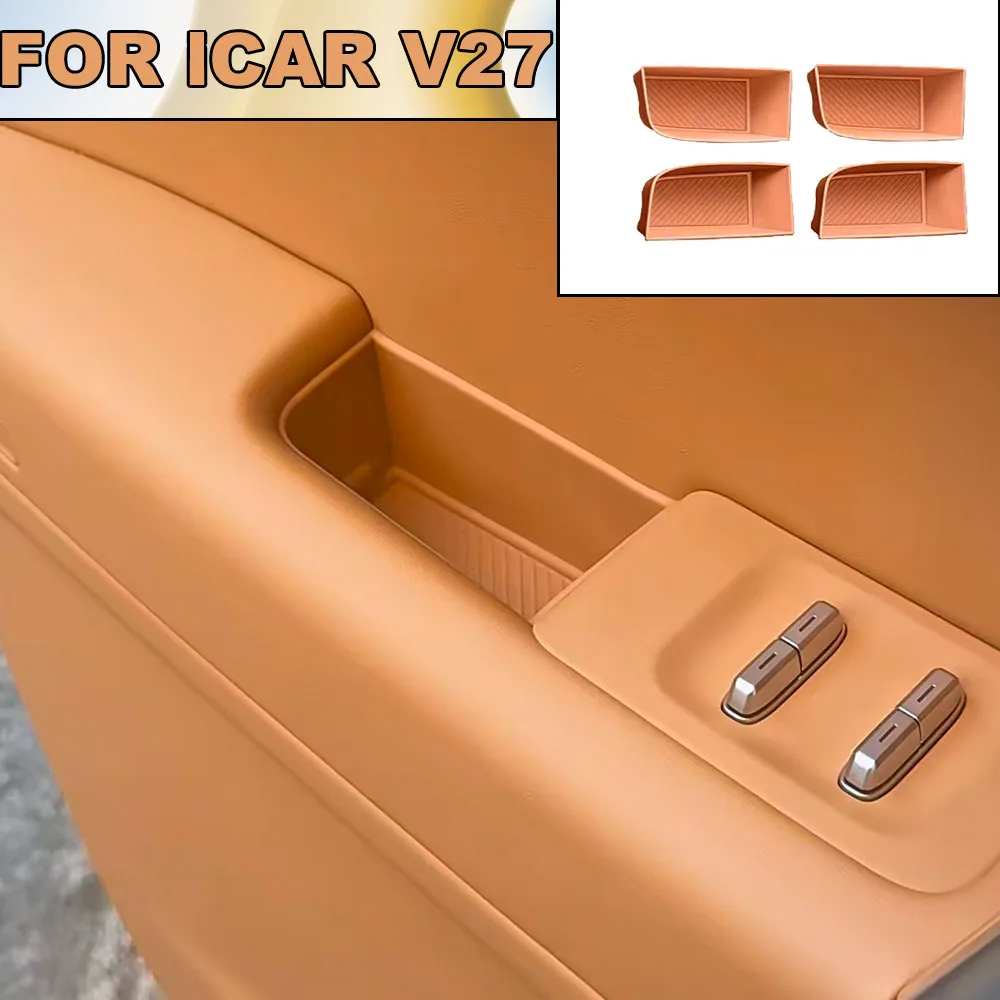 For Chery ICAR V27 2026-2027 Door Storage Box Door Slot Organizer Silicone Pad Liner
For Chery ICAR V27 2026-2027 Door Storage Box Door Slot Organizer Silicone Pad Liner