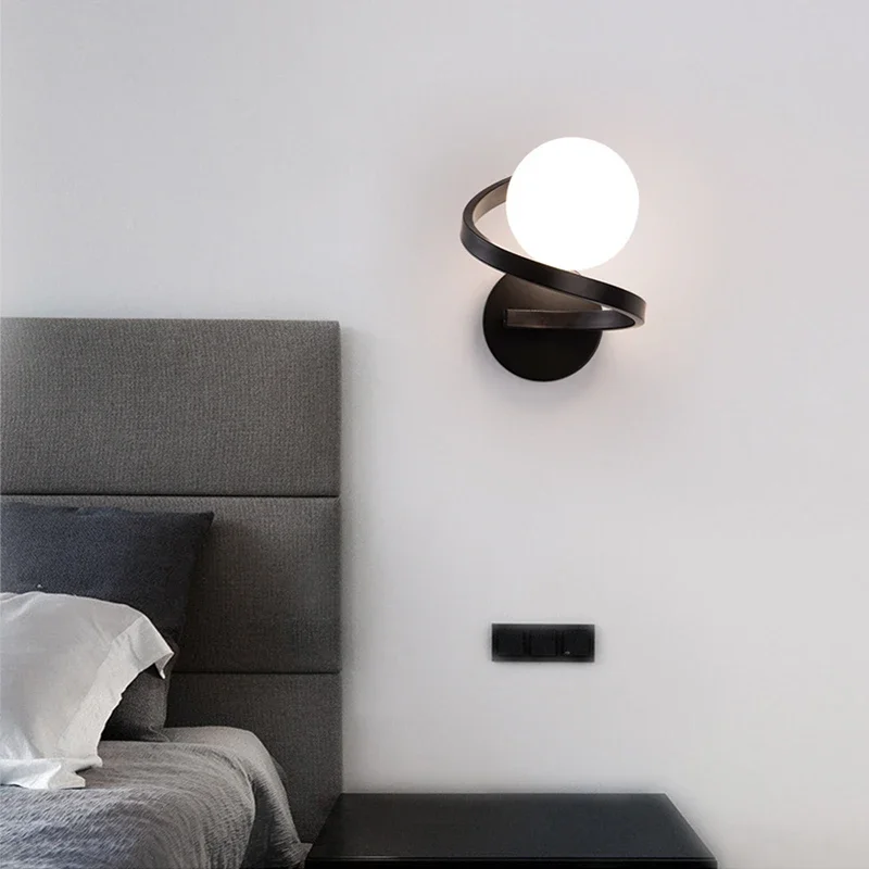 Nordic Wall Lamp Interior Lighting Sconce Home Decoration Living Room Study Stairs Bedroom Bedside Minimalist LED Wall Light
Nordic Wall Lamp Interior Lighting Sconce Home Decoration Living Room Study Stairs Bedroom Bedside Minimalist LED Wall Light