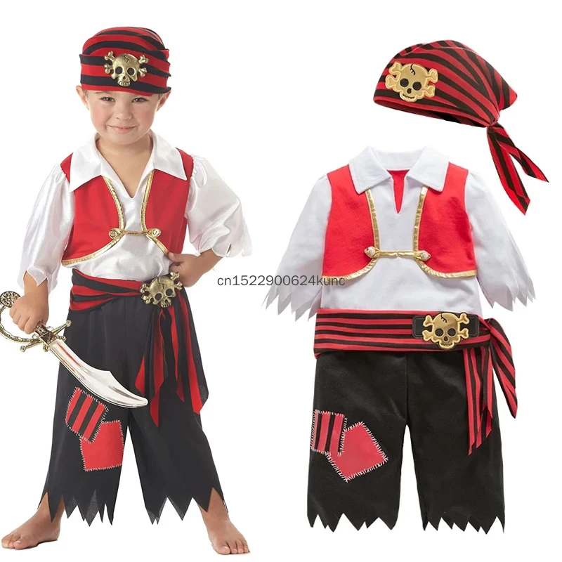 Halloween Carnival Pirate Costumes Baby Boys Pirate Captain Costume Kids Cosplay Clothing Children Fancy Birthday Party Clothes
Halloween Carnival Pirate Costumes Baby Boys Pirate Captain Costume Kids Cosplay Clothing Children Fancy Birthday Party Clothes