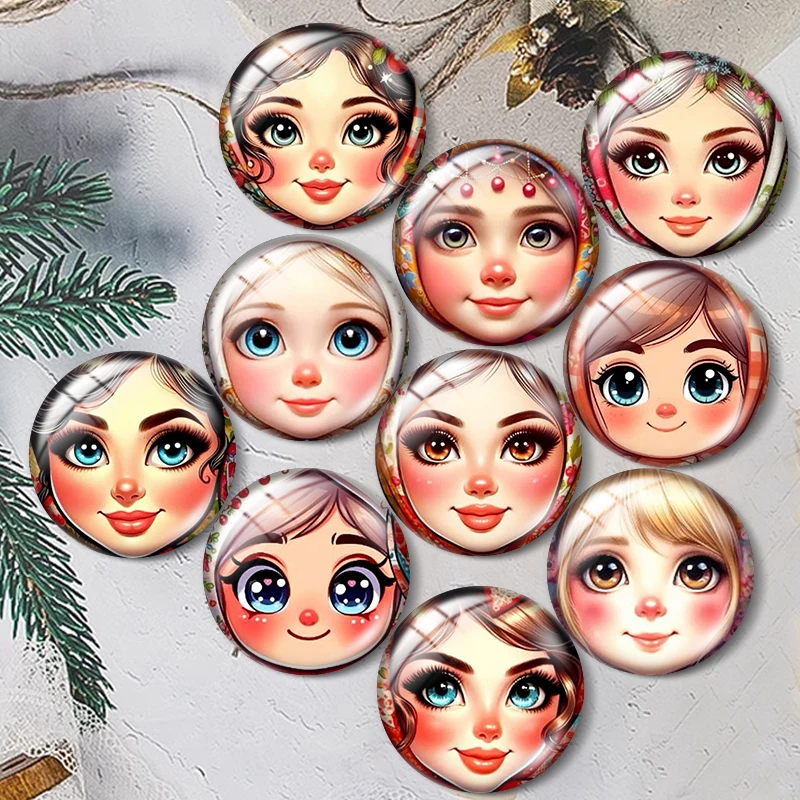 Girl with big eyes and face 12/18/20/25mm glass cabochon bracelet pendant rings for jewelry demo earrings back Making findings
Girl with big eyes and face 12/18/20/25mm glass cabochon bracelet pendant rings for jewelry demo earrings back Making findings