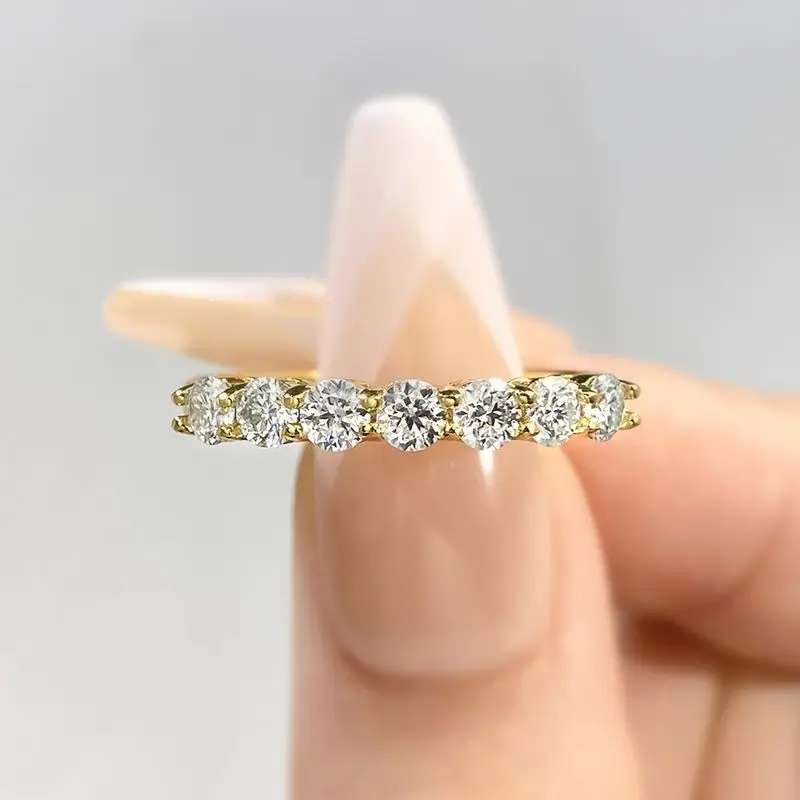 DWJ 0,7 карата настоящее кольцо с бриллиантом из муассанита, стерлинговое серебро 925 пробы, обручальные кольца для повседневного ношения для женщин, ювелирные изделия высокого качества
DWJ 0,7 карата настоящее кольцо с бриллиантом из муассанита, стерлинговое серебро 925 пробы, обручальные кольца для повседневного ношения для женщин, ювелирные изделия высокого качества