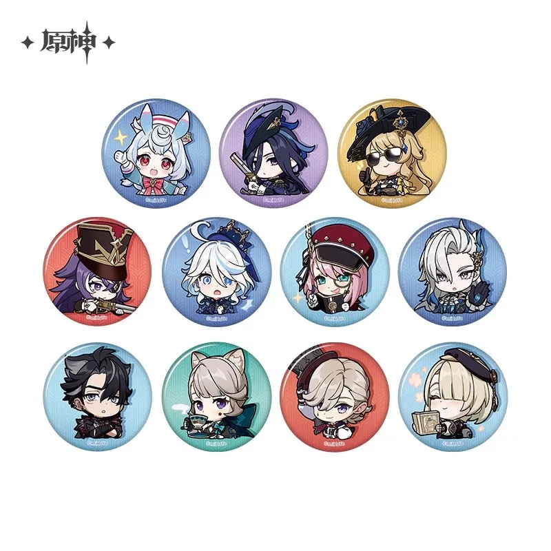 GS Impact Official Q-version Emoticon Theme Series Merch Court of Fontaine Sigewinne Clorinde Lyney Lynette Tinplate Badge
GS Impact Official Q-version Emoticon Theme Series Merch Court of Fontaine Sigewinne Clorinde Lyney Lynette Tinplate Badge