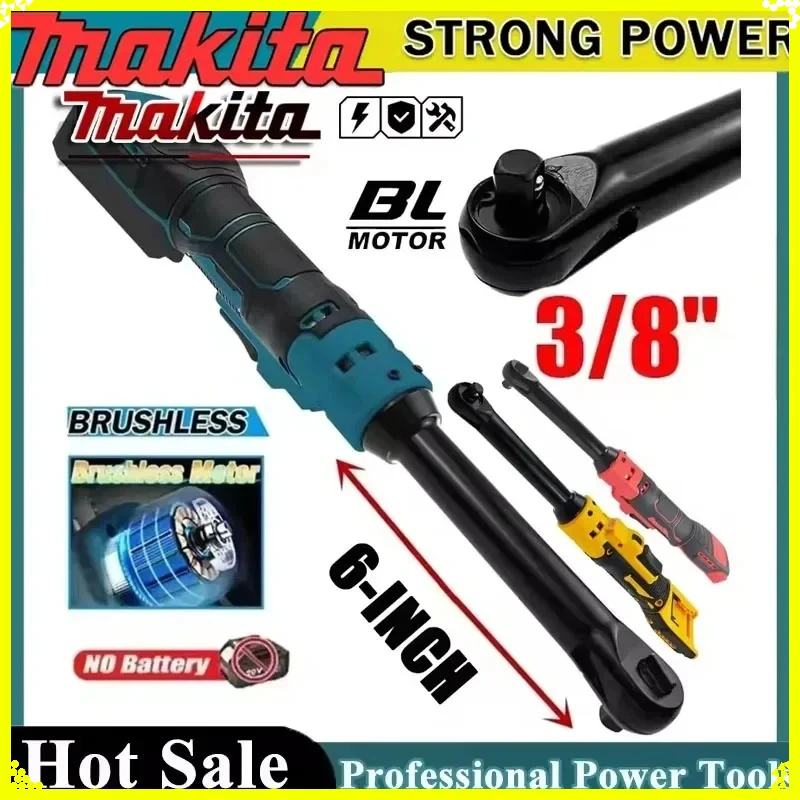 Makita1/2 Inch 3/8 Brushless Ratchet Right Angle Wrench LED Cordless Driver Variable Speed Power Wrench 18V Power Tools
Makita1/2 Inch 3/8 Brushless Ratchet Right Angle Wrench LED Cordless Driver Variable Speed Power Wrench 18V Power Tools