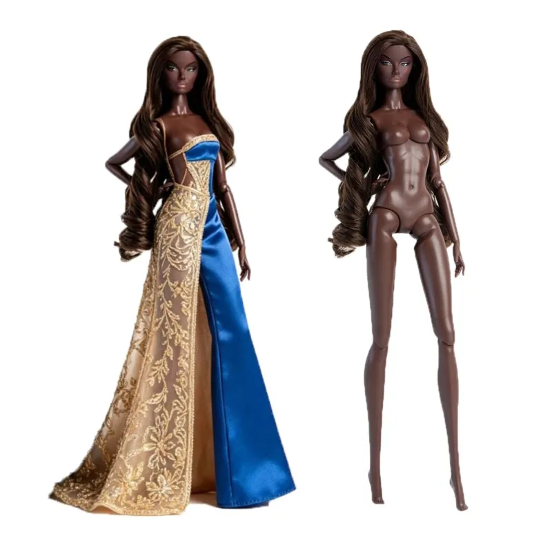 Charcoal Skin 32cm Supermodel Doll Toy 12 Joints 1/6 Babi African Black Doll Fashion Exquisite Makeup Curly Hair Collection Gift
Charcoal Skin 32cm Supermodel Doll Toy 12 Joints 1/6 Babi African Black Doll Fashion Exquisite Makeup Curly Hair Collection Gift
