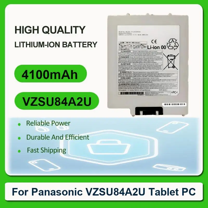 Сменный аккумулятор для ноутбука Panasonic VZSU84A2U, планшетный ПК VZSU84A2U, 4100 мАч
Сменный аккумулятор для ноутбука Panasonic VZSU84A2U, планшетный ПК VZSU84A2U, 4100 мАч