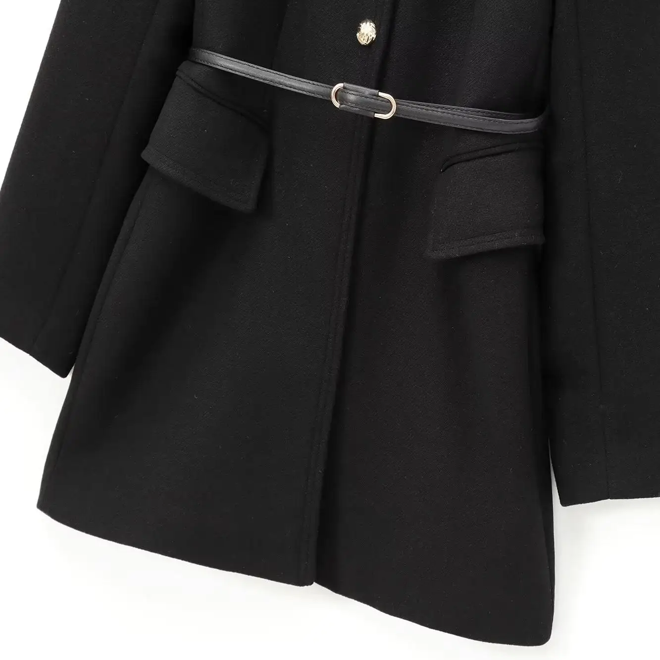 ZAB Autumn New Women's Faion Design Coat with Belt Long Sve Stand Collar Polyester Fiber Outerwear Ele Lady's Suit
ZAB Autumn New Women's Faion Design Coat with Belt Long Sve Stand Collar Polyester Fiber Outerwear Ele Lady's Suit