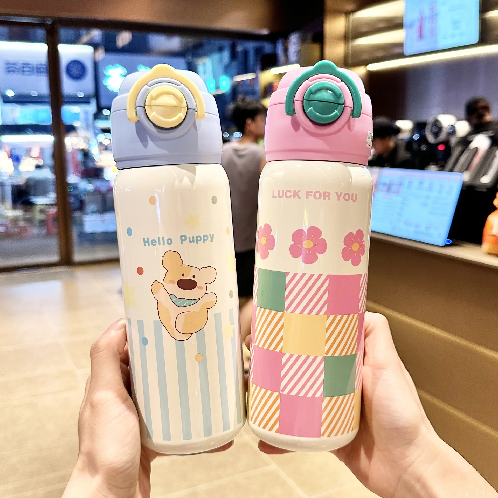 Dopamine Color Matching Carry Cup 316 Stainless Steel Children's Thermos Double Drinking Portable Straw Cup
Dopamine Color Matching Carry Cup 316 Stainless Steel Children's Thermos Double Drinking Portable Straw Cup