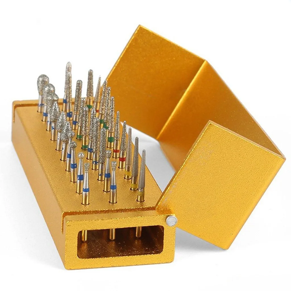 Dental material 30 bur set Polishing Bur Grinding Head High Speed Bur Bur Holder Bur set Place Bur Teeth Polishing Teeth white
Dental material 30 bur set Polishing Bur Grinding Head High Speed Bur Bur Holder Bur set Place Bur Teeth Polishing Teeth white