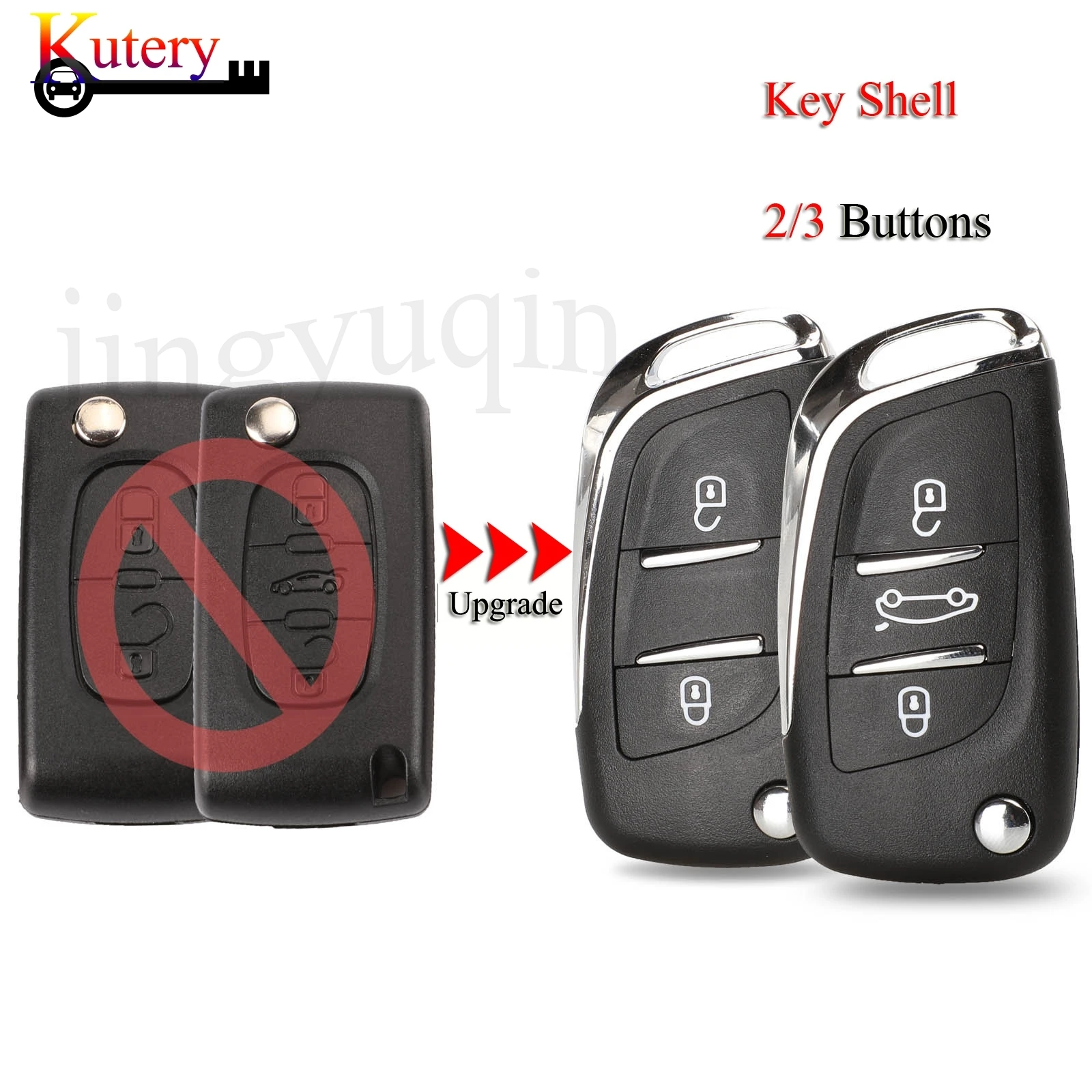 jingyuqin 10pcs /Lot Folding Remote Car Key Shell For Citroen C1 C2 C3 Peugeot 106 307 CE0536 With VA2/HU83 Blade 2/3Buttons
jingyuqin 10pcs /Lot Folding Remote Car Key Shell For Citroen C1 C2 C3 Peugeot 106 307 CE0536 With VA2/HU83 Blade 2/3Buttons