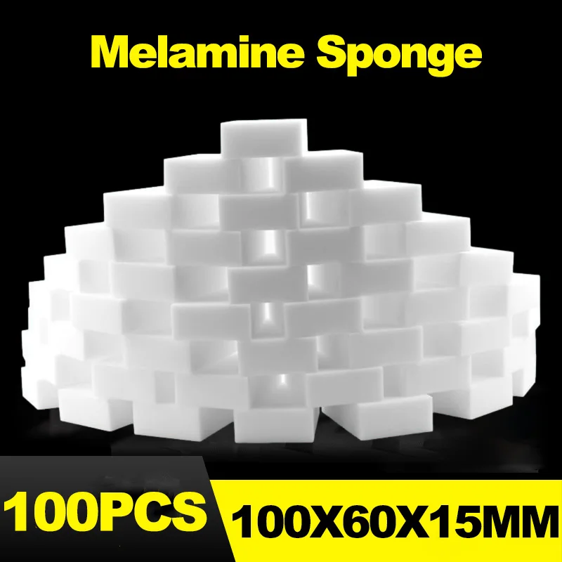 100 Pcs/lot Melamine Sponge Magic Sponge Eraser For Kitchen Dish Washing Cleaner Bathroom Melamine Cleaning Sponge 100X60X15MM
100 Pcs/lot Melamine Sponge Magic Sponge Eraser For Kitchen Dish Washing Cleaner Bathroom Melamine Cleaning Sponge 100X60X15MM