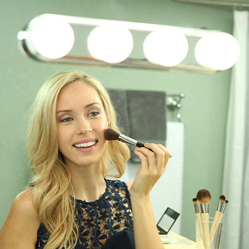 ABSS-2 Piece 4 Bulb Punch-Free Led Mirror For Makeup Installation Suction Cup Vanity Battery Powered Bathroom Wall Lamp
ABSS-2 Piece 4 Bulb Punch-Free Led Mirror For Makeup Installation Suction Cup Vanity Battery Powered Bathroom Wall Lamp