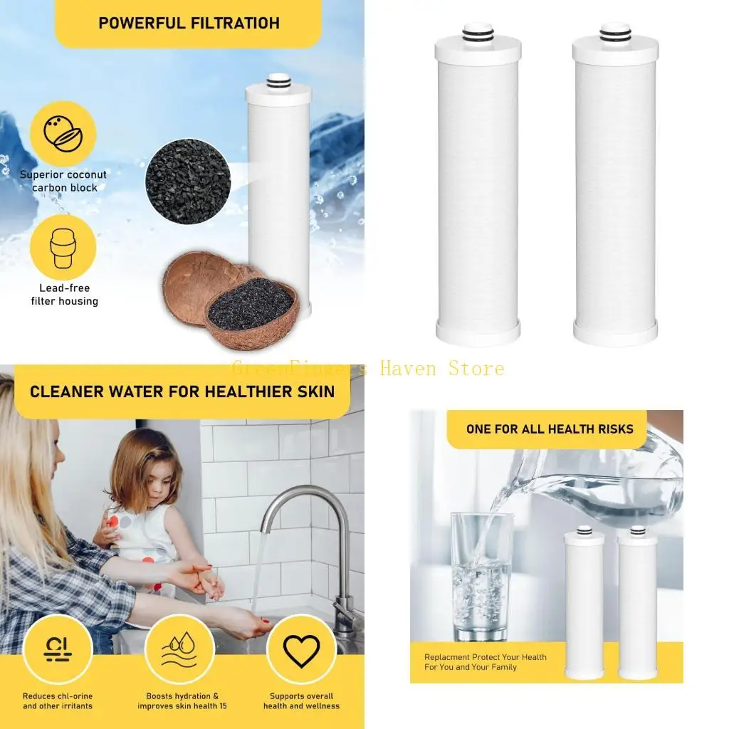 F68D 2Pcs High Performances Water Filter Cartridge With Sediment And Carbon Filtration
F68D 2Pcs High Performances Water Filter Cartridge With Sediment And Carbon Filtration