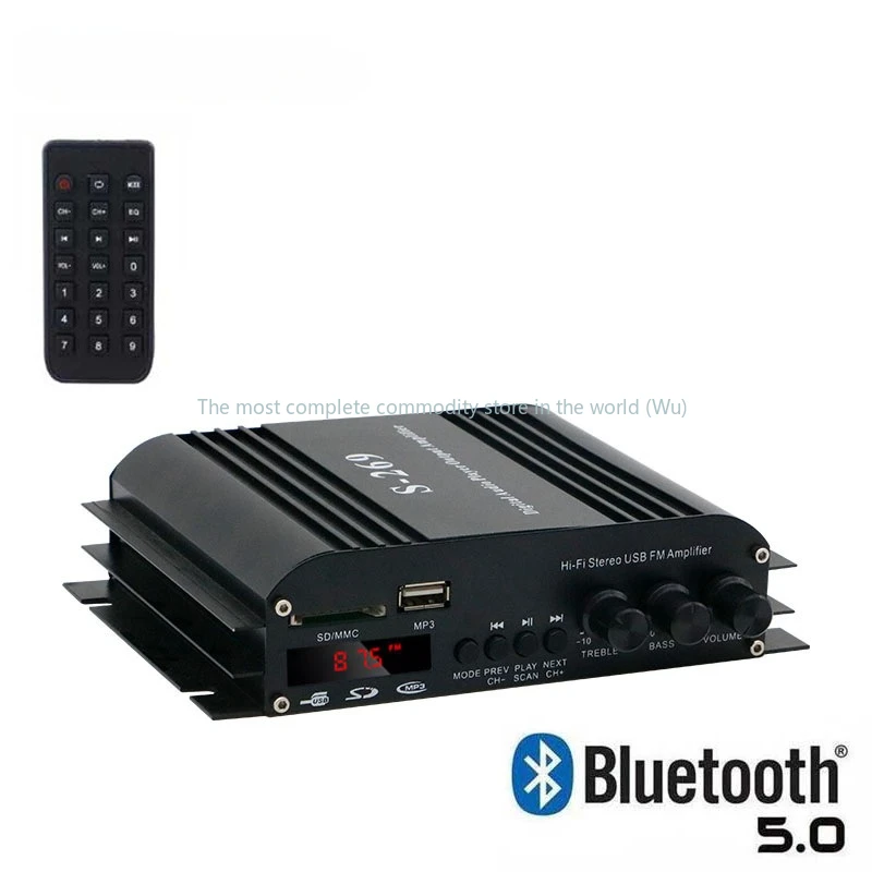 Bluetooth usb card 4.0 channel subwoofer power amplifier household car power amplifier
Bluetooth usb card 4.0 channel subwoofer power amplifier household car power amplifier