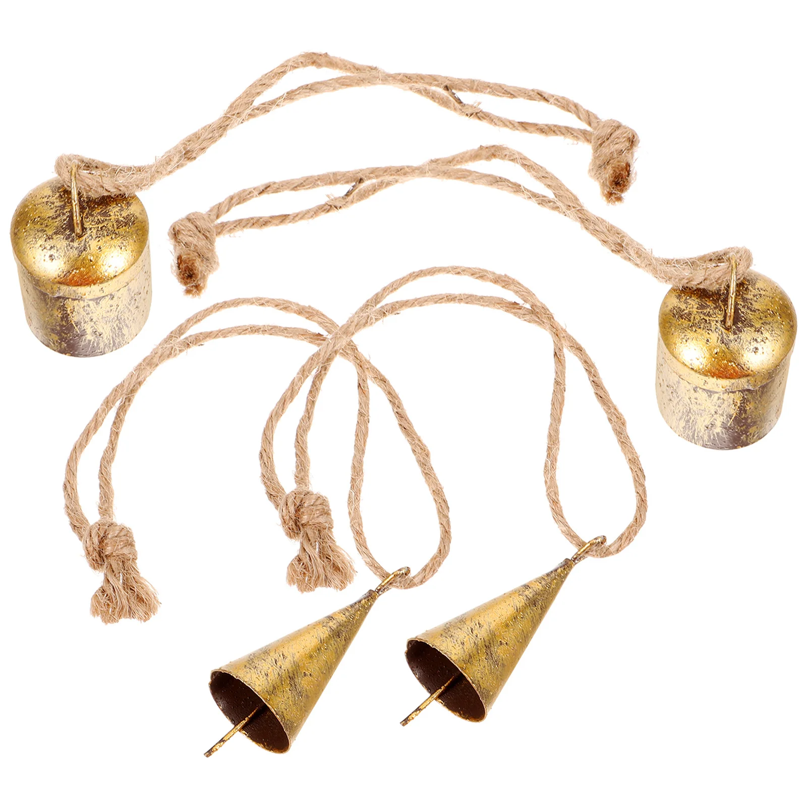 4Pcs Decorative Metal Bells Vintage Style Mini Bells for DIY Crafts Holiday Decorations Festival Wind Chime Tree Hanging
4Pcs Decorative Metal Bells Vintage Style Mini Bells for DIY Crafts Holiday Decorations Festival Wind Chime Tree Hanging