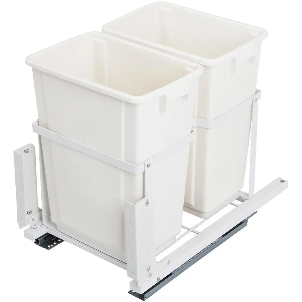 Double Sot Close Pull-Out Waste Bin with Under-Mount Slides,40 Liter acity (2X 20L), its 18" Base Cabi
Double Sot Close Pull-Out Waste Bin with Under-Mount Slides,40 Liter acity (2X 20L), its 18" Base Cabi