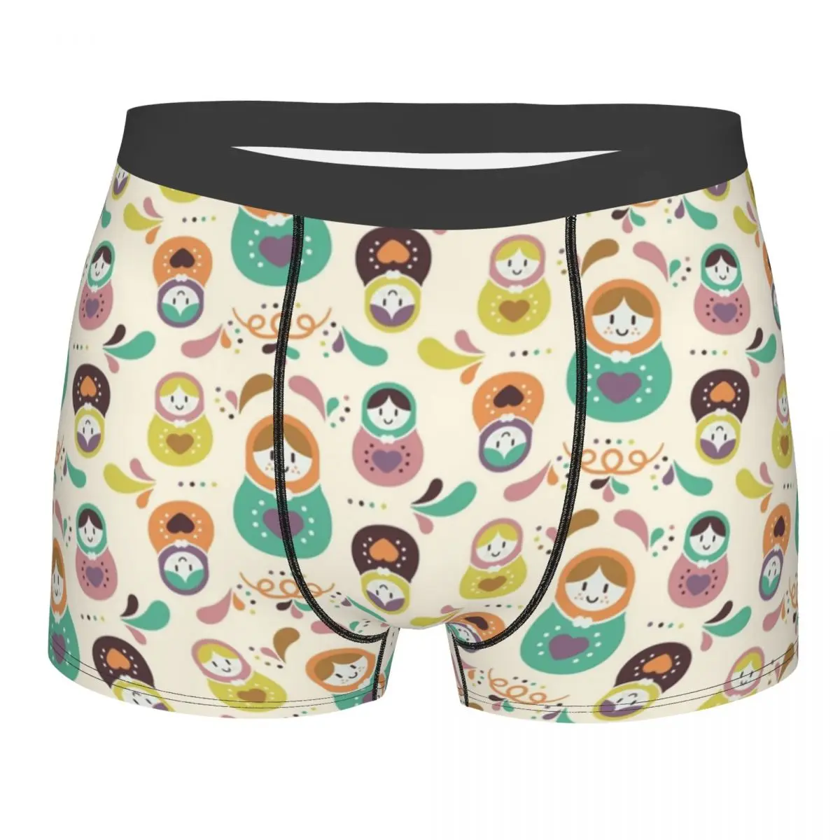 Мужские трусы-боксеры с 3D-принтом «Матрешка» и русским народным искусством, эластичные, с русским фольклором
Мужские трусы-боксеры с 3D-принтом «Матрешка» и русским народным искусством, эластичные, с русским фольклором