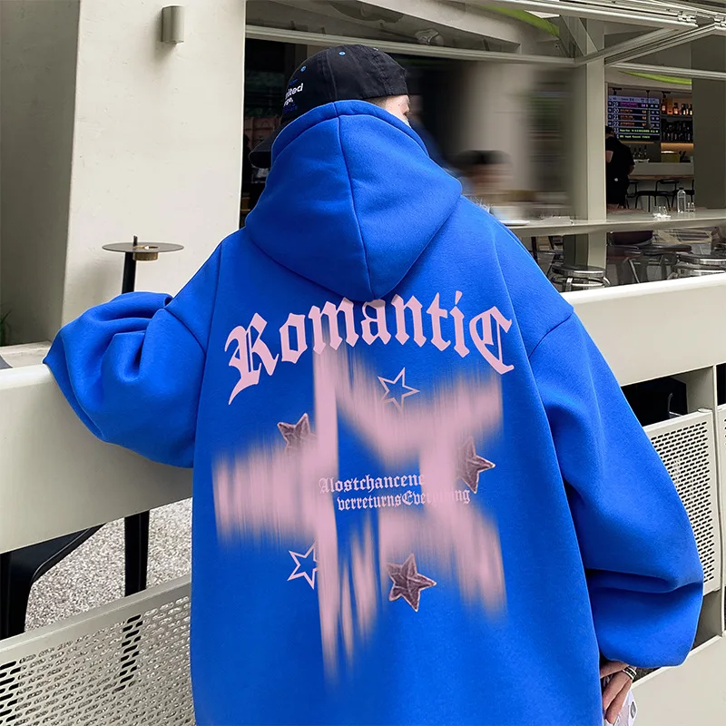 Loose Fit Men's Cartoon & SloganPrinted Hooded Sweatshirt Vintage Streetwear Men's Hoodies
Loose Fit Men's Cartoon & SloganPrinted Hooded Sweatshirt Vintage Streetwear Men's Hoodies