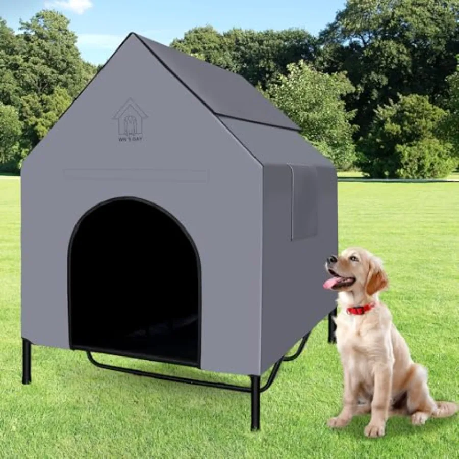 48'' Outdoor Dog Houses for Large Dogs Outside, Weatherproof Large Dogs House with Textilene Elevated Dog Bed, Breathable Dog T
48'' Outdoor Dog Houses for Large Dogs Outside, Weatherproof Large Dogs House with Textilene Elevated Dog Bed, Breathable Dog T