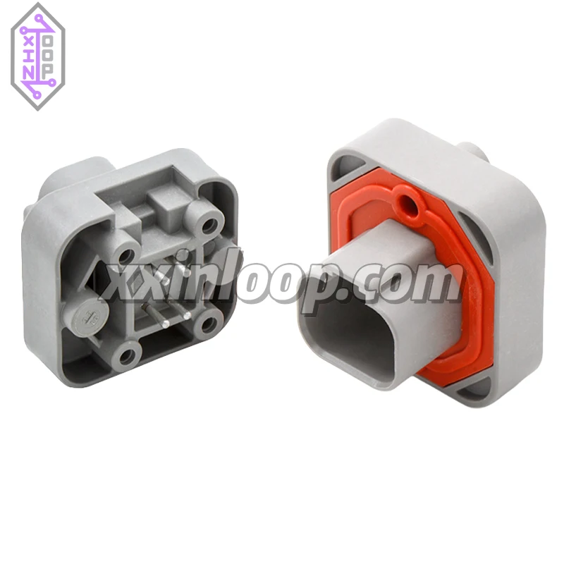 DT15-4P automotive connector header housing male pin 4 position 2 row 4.45 mm pitch vertical wire to board sealable design
DT15-4P automotive connector header housing male pin 4 position 2 row 4.45 mm pitch vertical wire to board sealable design