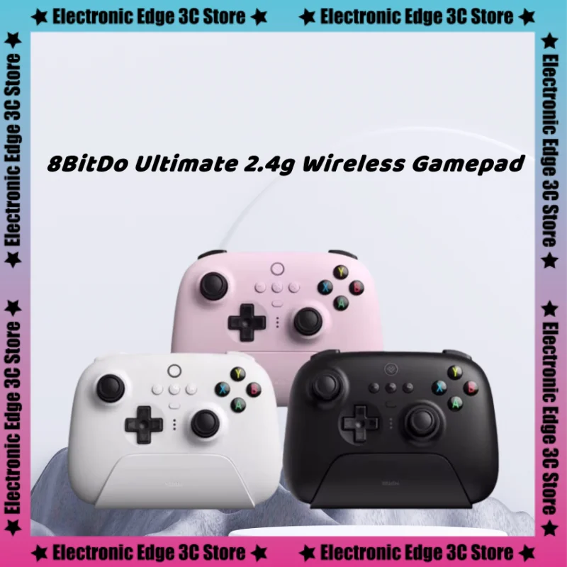 8bitdo Ultimate геймпад беспроводной 2,4G игровой контроллер зарядная док-станция Холл линейный триггер ALPS джойстик поддержка ПК Steam Android
8bitdo Ultimate геймпад беспроводной 2,4G игровой контроллер зарядная док-станция Холл линейный триггер ALPS джойстик поддержка ПК Steam Android