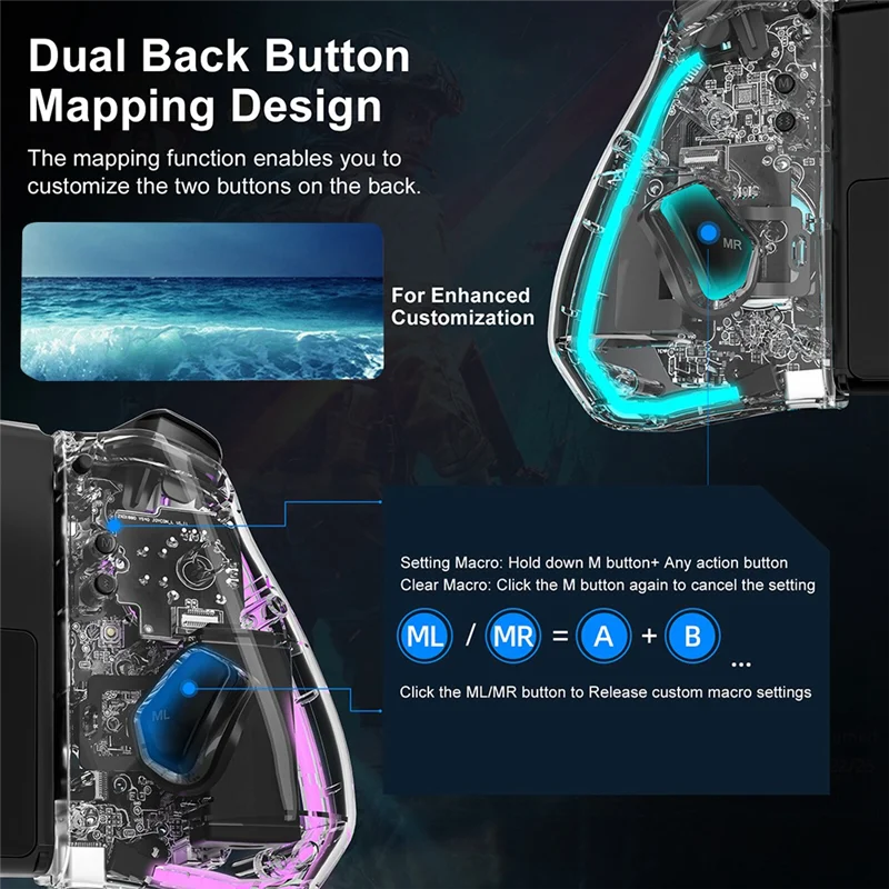 AED6-Elite Plus Joypad ALPS Analog Stick No Deadzone No Drifting With Light For Swtich/Lite/OLED
AED6-Elite Plus Joypad ALPS Analog Stick No Deadzone No Drifting With Light For Swtich/Lite/OLED