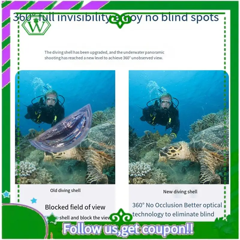 Reliable-Dive Case For Insta360 X4 50M Waterproof Housing Underwater Protector Fully Cover Diving Shell Camera Accessories
Reliable-Dive Case For Insta360 X4 50M Waterproof Housing Underwater Protector Fully Cover Diving Shell Camera Accessories