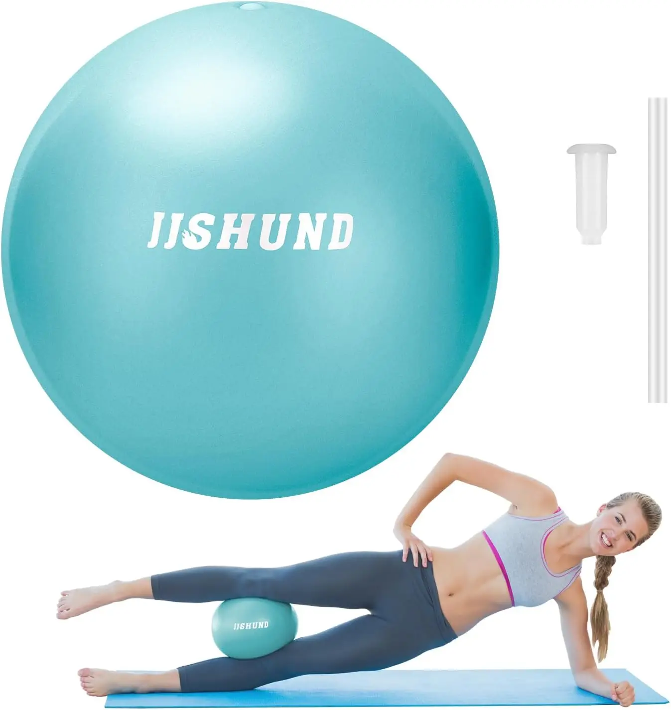 9 Inch Pilates Ball, Mini Exercise Yoga Ball for Core Training, Balance & Stability, Non-Slip PVC, Portable
9 Inch Pilates Ball, Mini Exercise Yoga Ball for Core Training, Balance & Stability, Non-Slip PVC, Portable