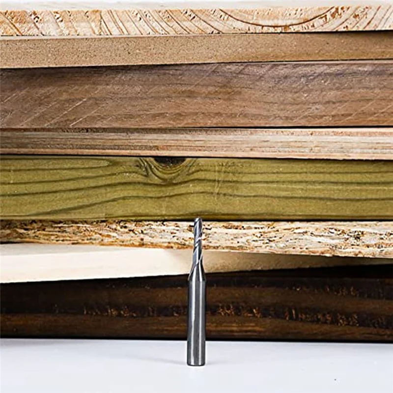 A45I 5PCS 1/8 Cutting Diamter Spiral Upcut Router Bit with 1/4 Carbide CNC Wood Router Bits Set for Plunge Slot Cutter
A45I 5PCS 1/8 Cutting Diamter Spiral Upcut Router Bit with 1/4 Carbide CNC Wood Router Bits Set for Plunge Slot Cutter