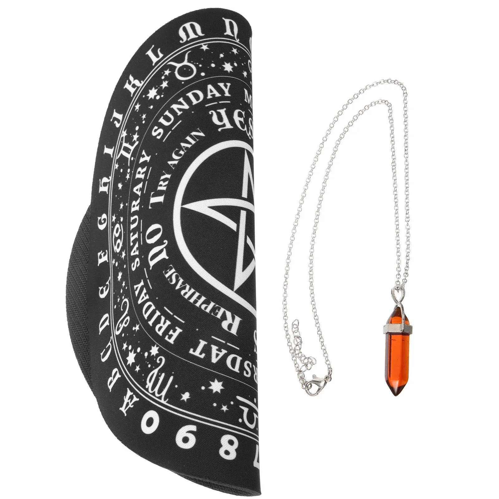 Number Necklace Pentagram Pad Divination Supplies Rubber Board Message Desktop Decorative Accessory
Number Necklace Pentagram Pad Divination Supplies Rubber Board Message Desktop Decorative Accessory