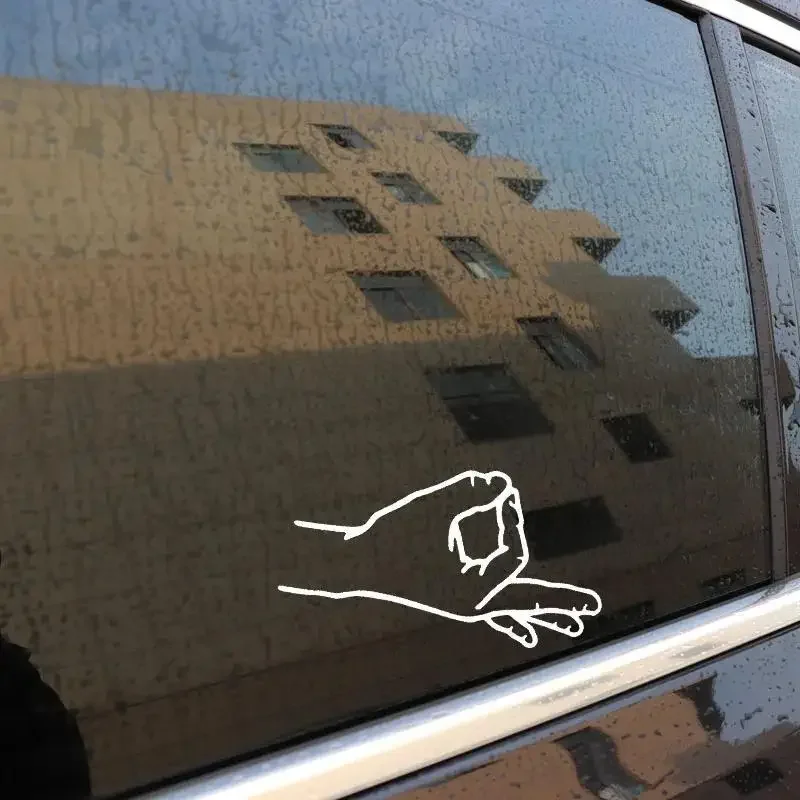 Fun Round Game Finger Car Stickers for High Quality Car and Motorcycle Decal Decoration Bumper External Accessories Vinyl Decals
Fun Round Game Finger Car Stickers for High Quality Car and Motorcycle Decal Decoration Bumper External Accessories Vinyl Decals