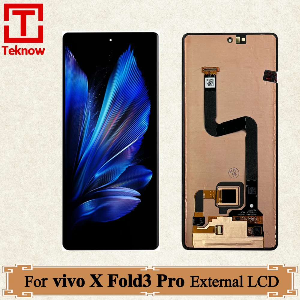 Внешний экран AMOLED 6,53 дюйма для vivo X Fold3 Pro, ЖК-дисплей, цифровая сборка, замена для vivo X Fold 3 Pro V2337A, маленький ЖК-дисплей
Внешний экран AMOLED 6,53 дюйма для vivo X Fold3 Pro, ЖК-дисплей, цифровая сборка, замена для vivo X Fold 3 Pro V2337A, маленький ЖК-дисплей