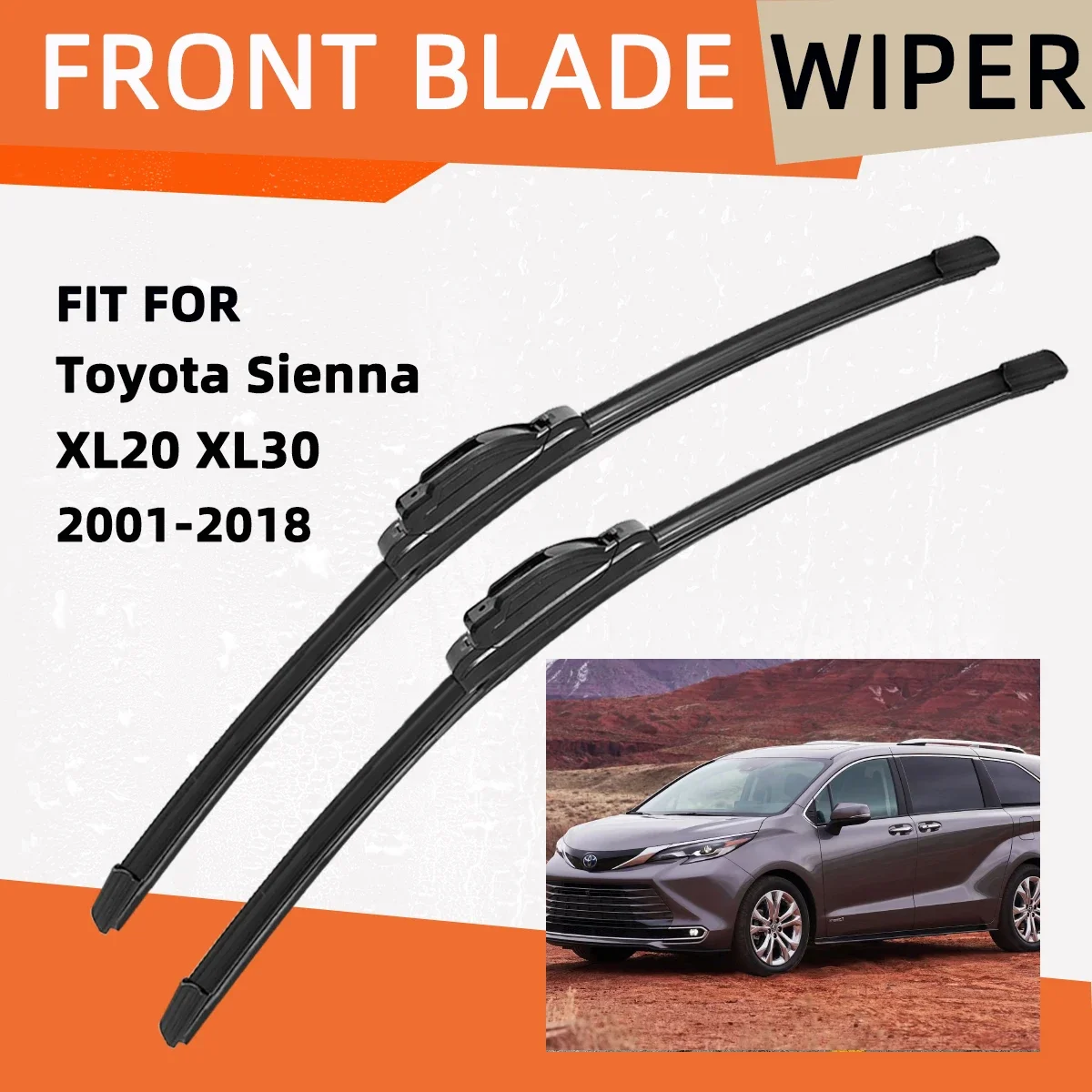 Double Rubber Car Wiper for Toyota Sienna XL20 XL30 Front Blade Brushes Automobiles Parts Accessorie Windscreen Wiper Wear Parts
Double Rubber Car Wiper for Toyota Sienna XL20 XL30 Front Blade Brushes Automobiles Parts Accessorie Windscreen Wiper Wear Parts
