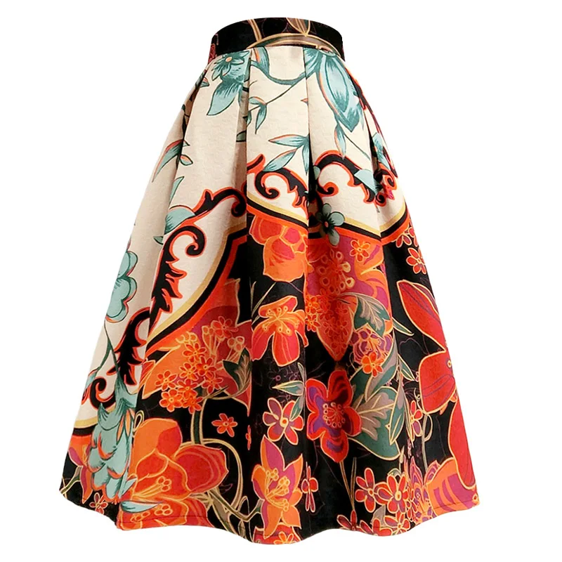 New design spring and autumn color matching flower A-line high-waisted thin fluffy half-length umbrella skirt womenskirt
New design spring and autumn color matching flower A-line high-waisted thin fluffy half-length umbrella skirt womenskirt