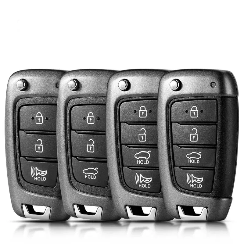 433MHz Folding Flip Remote Key for Hyundai Tucson Accent Solaris Kona Verna 2017 2018 2019 3/4 Button Uncut Blade Fob
433MHz Folding Flip Remote Key for Hyundai Tucson Accent Solaris Kona Verna 2017 2018 2019 3/4 Button Uncut Blade Fob