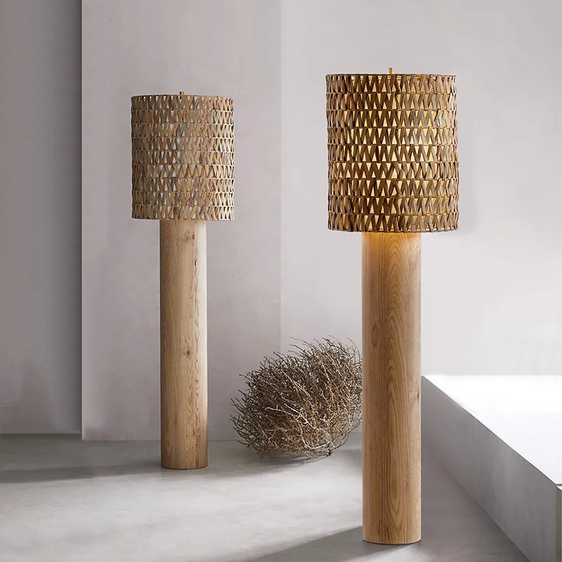 Japanese retro homestay living room standing lamp designer Chinese log wind study bedroom table lamp
Japanese retro homestay living room standing lamp designer Chinese log wind study bedroom table lamp