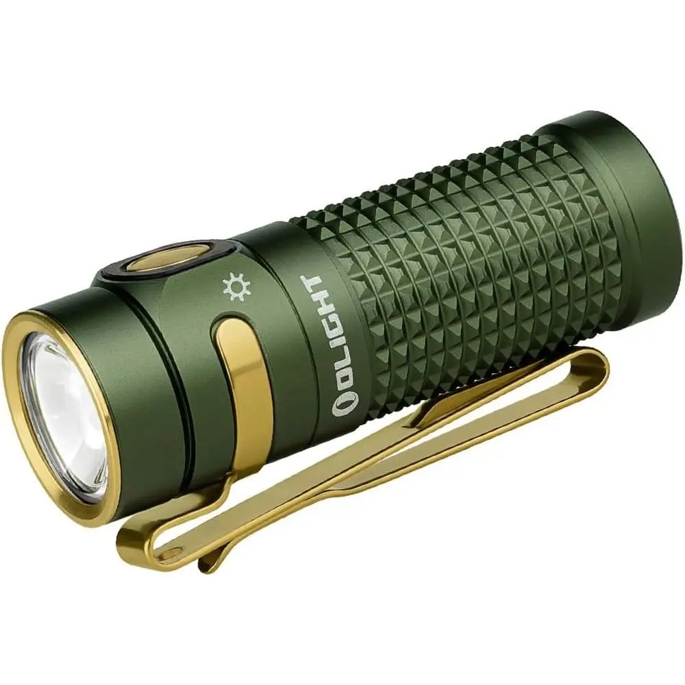 Rechargeable EDC Flashlight, 1300 Lumens, MCC Cable, IPX8 Waterproof, Versatile for Outdoor and Home Use (OD Green)
Rechargeable EDC Flashlight, 1300 Lumens, MCC Cable, IPX8 Waterproof, Versatile for Outdoor and Home Use (OD Green)