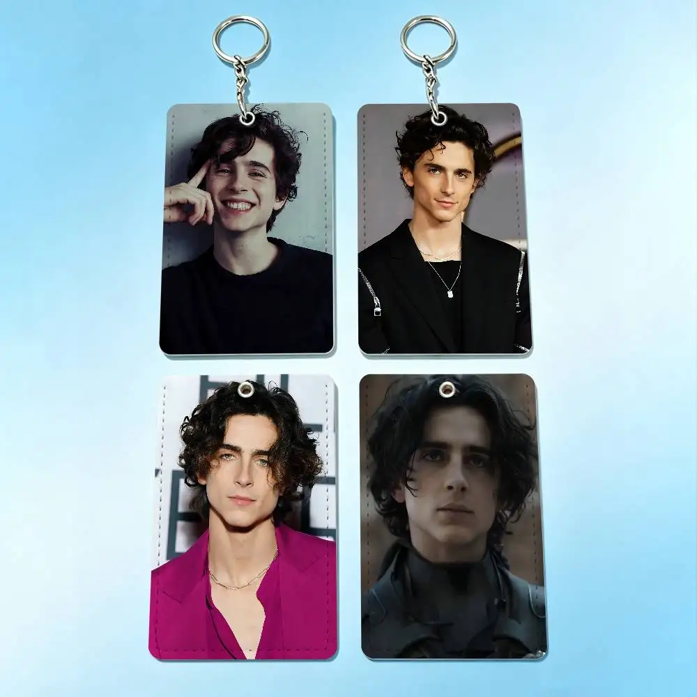 Cool T-Timothée Chalamet Card Holder Men And Womenn Universal Antirust Keychain Learther Access Drop Key Tag Ring
Cool T-Timothée Chalamet Card Holder Men And Womenn Universal Antirust Keychain Learther Access Drop Key Tag Ring