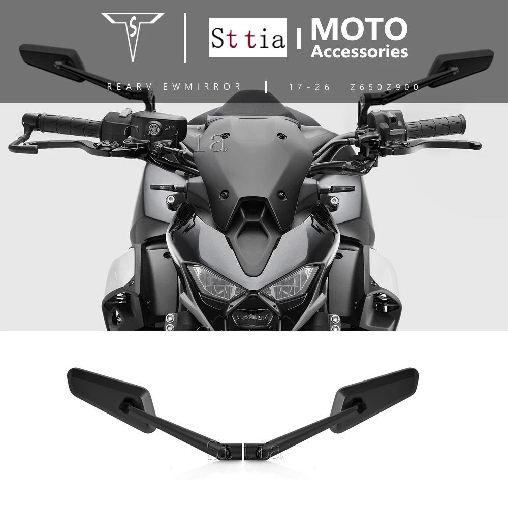 Motorcycle Side View Mirror For Kawasaki Z650 Z 650 Z900 Z 900 SE 2017-2026 Rearview Mirrors Adjustable Wind Wing Mirrors Kits
Motorcycle Side View Mirror For Kawasaki Z650 Z 650 Z900 Z 900 SE 2017-2026 Rearview Mirrors Adjustable Wind Wing Mirrors Kits