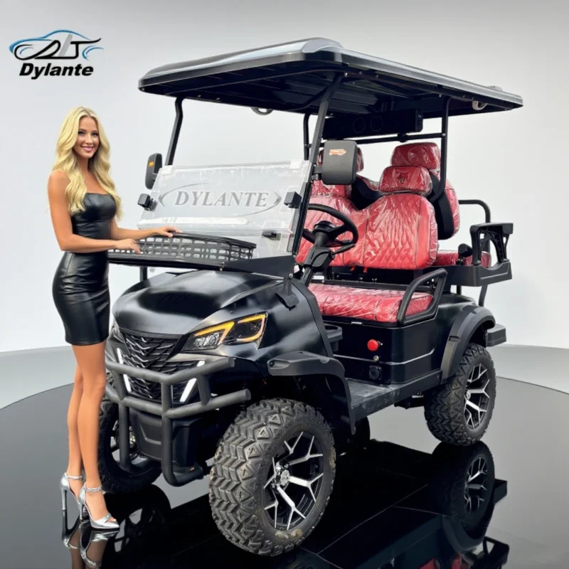 Best-Selling 120AH Lithium Battery 48V 4kW 4-Seater Off-Road Legal Electric Hunting Car Golf Club Car
Best-Selling 120AH Lithium Battery 48V 4kW 4-Seater Off-Road Legal Electric Hunting Car Golf Club Car