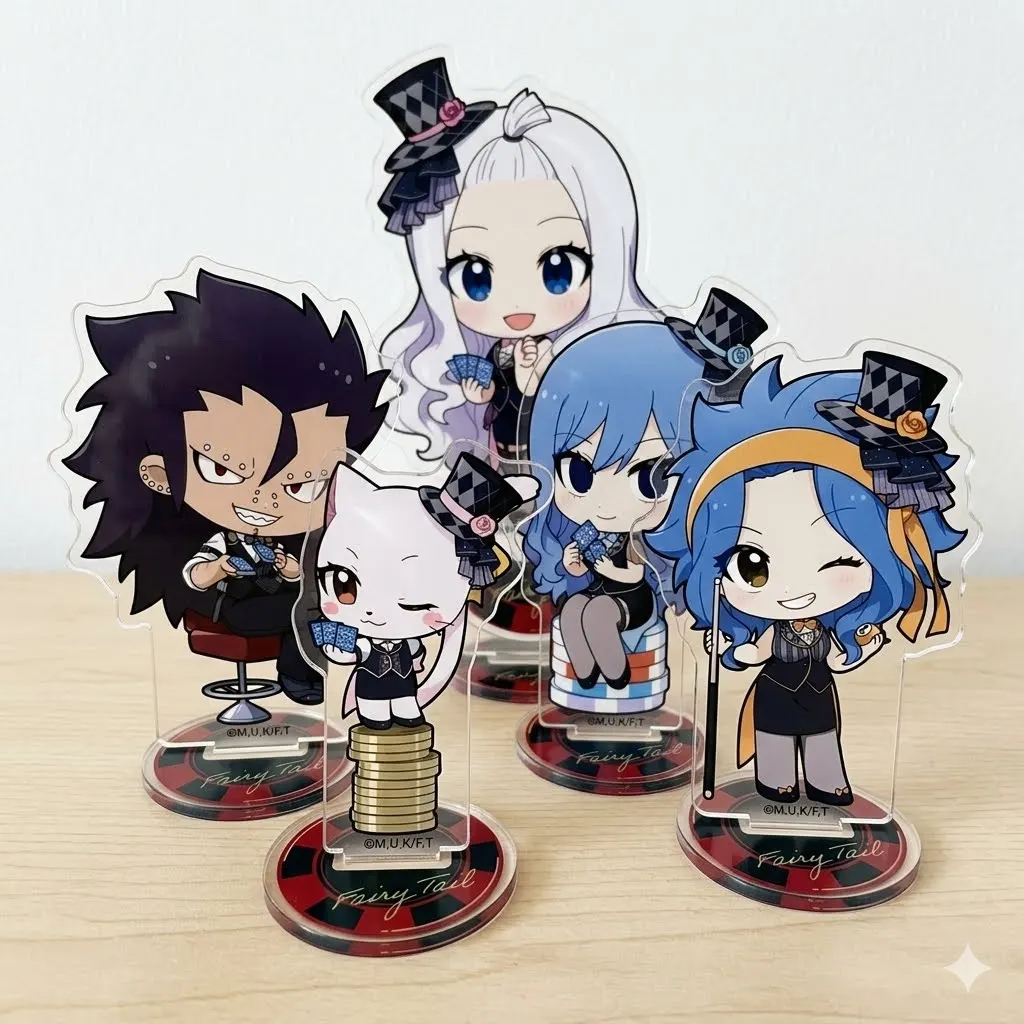 10cm Anime FAIRY TAIL HD Acrylic Stand keychain Casino Waiter Collectible Desktop Decor Display Ornament Q Version Fan Gift
10cm Anime FAIRY TAIL HD Acrylic Stand keychain Casino Waiter Collectible Desktop Decor Display Ornament Q Version Fan Gift
