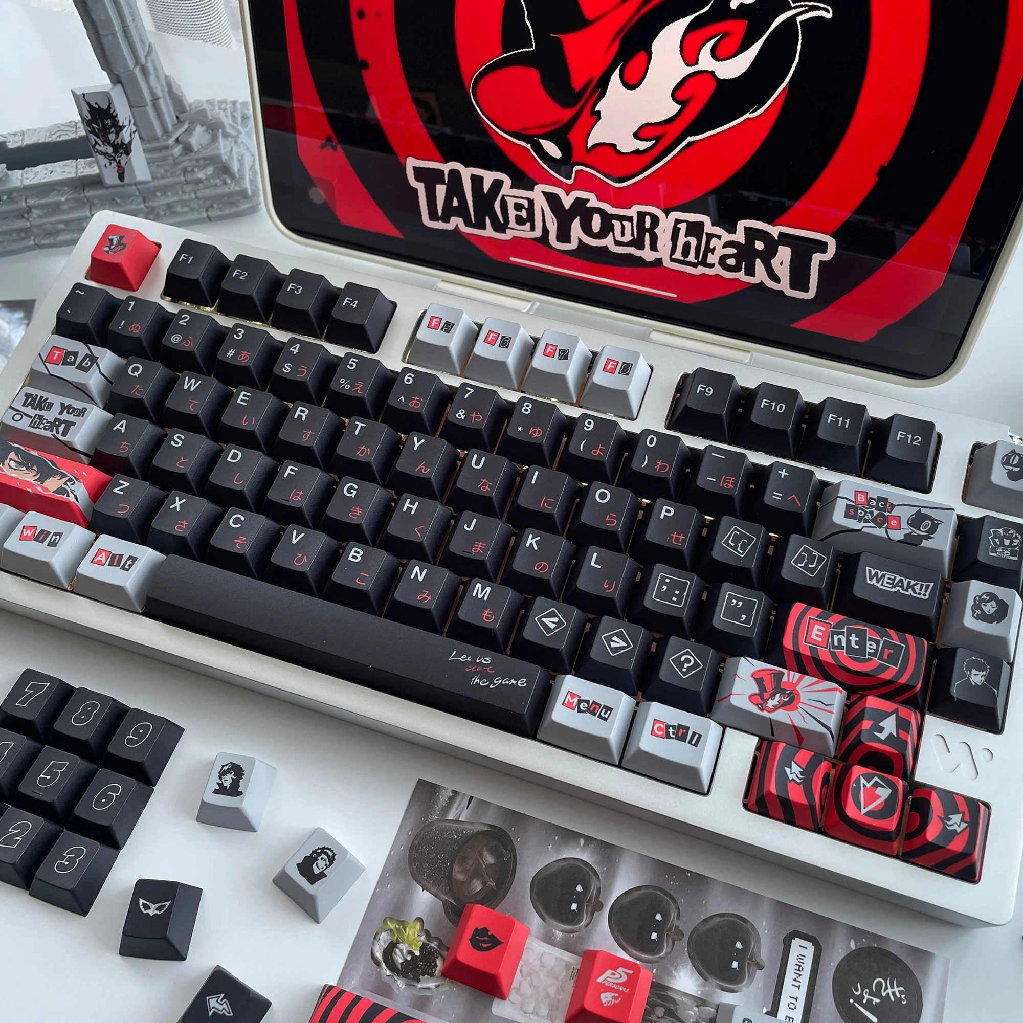 Anime Keycaps Theme Customized Mechanical Keyboard Keycaps for Gaming Ren Office Cherry Heights PBT Thermal Sublimation Key Caps
Anime Keycaps Theme Customized Mechanical Keyboard Keycaps for Gaming Ren Office Cherry Heights PBT Thermal Sublimation Key Caps