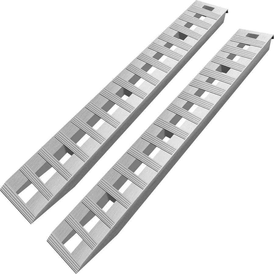 84*14*2.5 Inch Aluminum Ramps 6000LBS Capacity Car Trailer Truck ATV Ramps 1 Pair 2 Ramps
84*14*2.5 Inch Aluminum Ramps 6000LBS Capacity Car Trailer Truck ATV Ramps 1 Pair 2 Ramps
