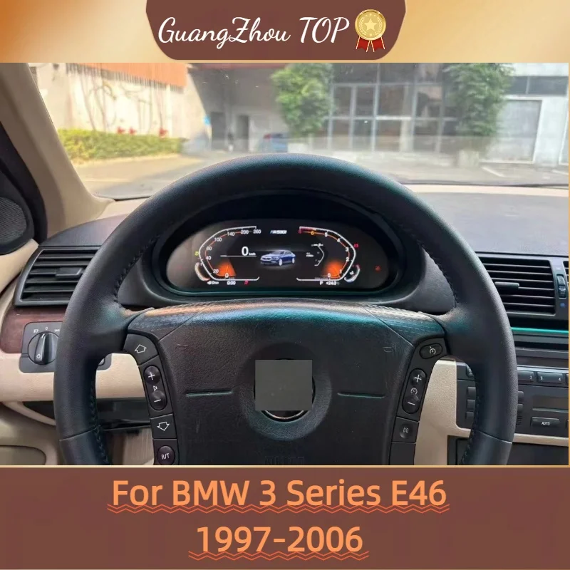 Новый автомобильный цифровой комплект приборов для BMW 3 серии E46 1997-2006, ЖК-панель приборной панели, виртуальный кабин, спидометр, головное устройство
Новый автомобильный цифровой комплект приборов для BMW 3 серии E46 1997-2006, ЖК-панель приборной панели, виртуальный кабин, спидометр, головное устройство