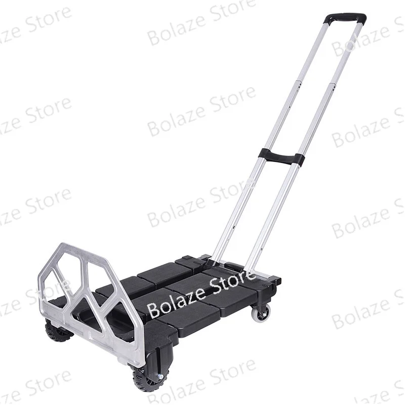 Dual Purpose Foldable Trolley with Storage and Pushcart, Moving and Purchasing, Universal Wheel Hand Pulled Cart
Dual Purpose Foldable Trolley with Storage and Pushcart, Moving and Purchasing, Universal Wheel Hand Pulled Cart