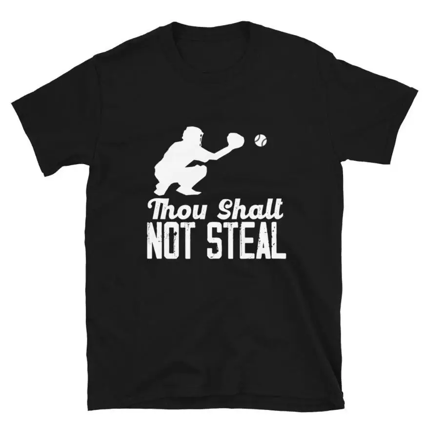 Baseball Catcher, You Shouldn't Steal Мужские и женские летние повседневные футболки с короткими рукавами и принтом
Baseball Catcher, You Shouldn't Steal Мужские и женские летние повседневные футболки с короткими рукавами и принтом