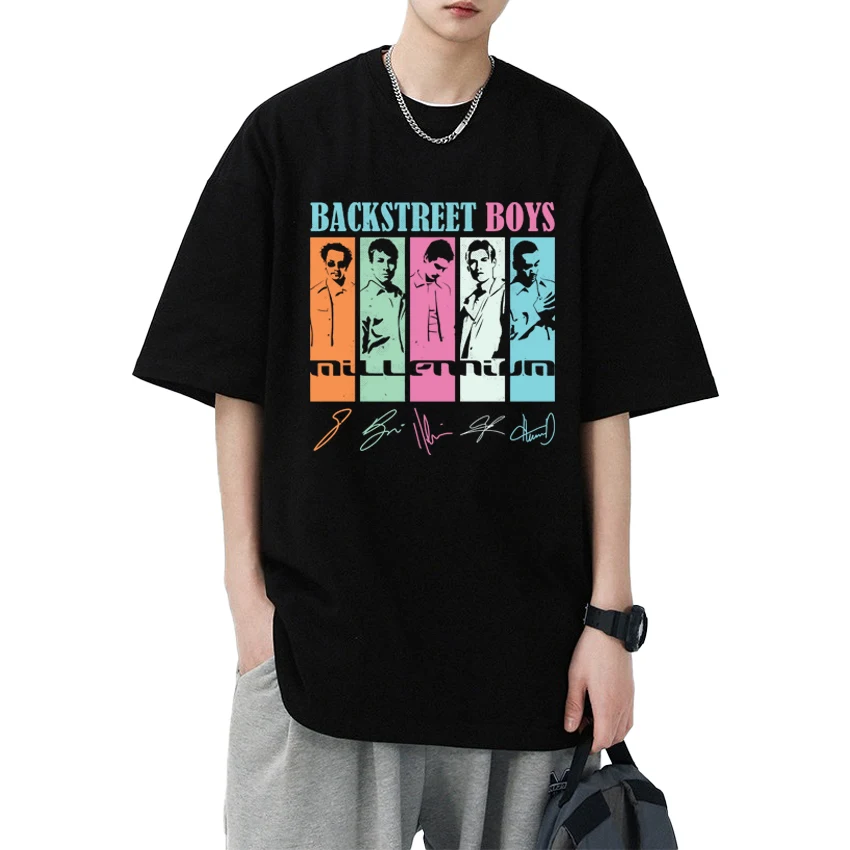 Fashion Backstreet Boys Millennium Tour 2025 Music Vintage T Shirt Men Women Trend Y2k short sleeve T-shirts Unisex Cotton Tops
Fashion Backstreet Boys Millennium Tour 2025 Music Vintage T Shirt Men Women Trend Y2k short sleeve T-shirts Unisex Cotton Tops