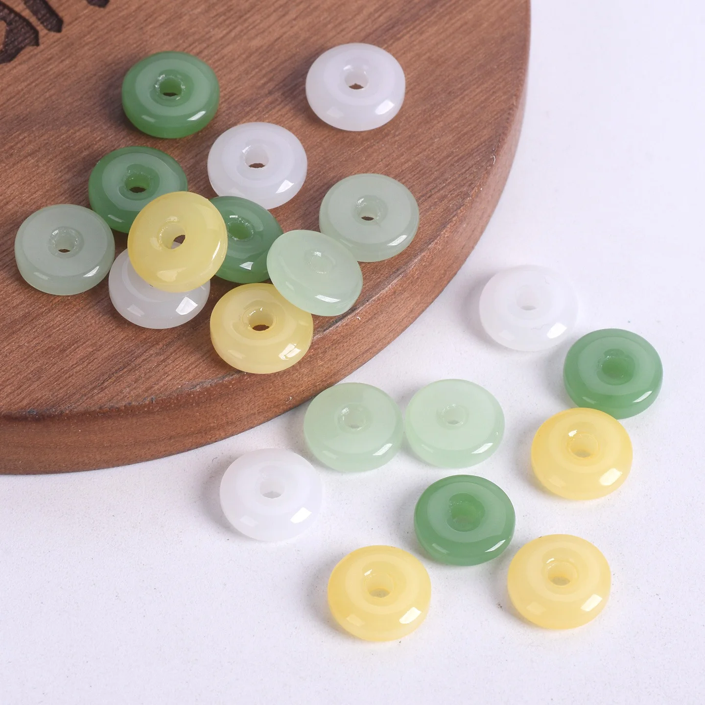 20pcs Flat Round 10mmm Rondelle Opaque Glass Loose Spacer Beads For Jewelry Making DIY Crafts Findings
20pcs Flat Round 10mmm Rondelle Opaque Glass Loose Spacer Beads For Jewelry Making DIY Crafts Findings